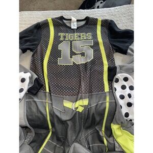 Kids Boys‎ Long Sleeve One Piece Blanket Sleeper with Feet Pajamas Size Large